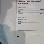 Nike Jordan Jordan 1 Mid Shattered Backboard  Photo 7