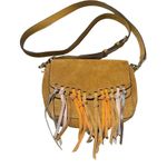 Rebecca Minkoff Rapture Suede Crossbody Boho Fringe Leather Bag Photo 3