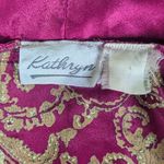 Vintage Katelyn Robe Elegant Pink and Gold Paisley One Size Size undefined Photo 4