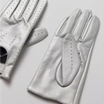 Urban Outfitters Silver  Faux Leather Moto Glove Sleek gloves Photo 1