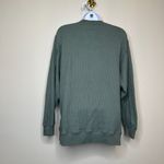Aerie  Green Long Sleeve Waffle Crewneck Sweater Women's XS Photo 2