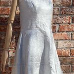 EXPRESS knee length white/silver metallic minidress / 8 / Excellent condition Photo 1