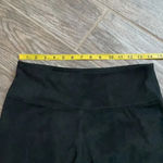 Soft Surroundings  faux suede black leggings, high rise. Women’s size S petite Photo 5