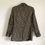 The Kooples Leopard Animal Print Double Breasted Blazer Metallic Gold Sz 1 Small Photo 12