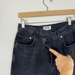 AGOLDE Criss Cross Upsized Jean in Shambles Black Photo 4