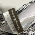 Tommy Bahama 8 White Zebra Animal Print Halter One Piece Swimsuit Tropical Beach Photo 5