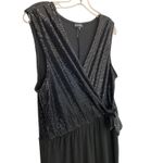 Bebe NYE Disco  Sequined Sleeveless Wrap Jumpsuit Wide Leg Evening Formal L NWT Photo 9