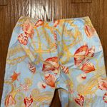 J. McLaughlin preppy shell nautical ocean blue cropped pants 2 Photo 5