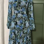 WAYF NWT Floral Print Open Back Tiered Midi Dress Photo 6