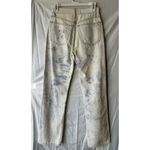 RE/DONE 90s High Rise Loose Straight Leg Jeans in Sunbleached Tie Dye Size 24 Photo 1