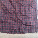 Brooks Brothers 346  Women's Vintage Red Plaid Knee Skirt 100% Wool Size 12 Photo 1