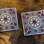 Indian Bollywood Earrings Silver Photo 0