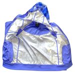 Nike Women Purple Black Hiking Run Raincoat Jacket Hood Water-Resistant size L Photo 4