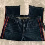 Veronica Beard NWT  Carolyn Baby Boot High Rise Cropped Tuxedo Stripe Jeans‎ 22 Photo 0