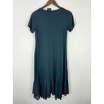 LOGO By Lori Goldstein LOGO Lori Goldstein Black Maxi Dress Womens XXS Eyelet Hem Pockets Minimalist Photo 5