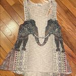 Ginger G  Multicolor Elephant Print Tank Top Photo 0