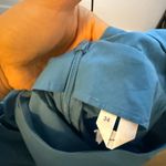 Arket Teal Blue Halter Trapeze Dress Size XS Photo 3