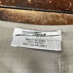 Zoran‎ Beige Jacket Wool Jacket OS S M L Minimalist Wide Kinomo Sleeves FLAW Tan Size undefined Photo 4