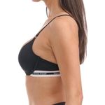 Tommy Hilfiger Microfiber Padded Push Up Bra in Black Size 34C Photo 4