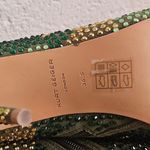 Kurt Geiger London Belgravia Women's Bootie Green Crystal Heel $265 36.5 Photo 8