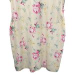 ZARA  NWT Floral Print Satin Effect Dress Cut-Out Details Size Medium Photo 8