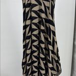 Monaco oversized Chevron Jumpsuit asymmetrical M coverup lightweight S neutral Black Photo 7