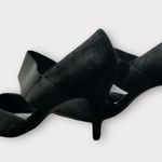 Impo Women’s Stretch Black Suede Kitten Heel Shoes Size 8 Pointed Toe Photo 5