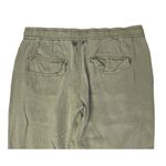 Pam & Gela  Lace-Up Hem Crop Utility Pants Soft Moss Size S MINT CONDITION $245 Photo 8