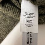 Madewell  Just Right Pullover Sweater green Merino Wool Alpaca crew neck Waffle S Photo 5