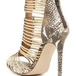 Steve Madden Margo Heel Gladiator Snake Sandals Photo 4
