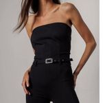 Generation Love NEW NWT Tessa Ponte Belted Jumpsuit Black Size 0 Photo 1
