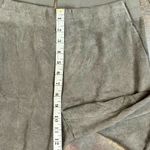 Elie Tahari  Gray Skinny Suede Pants Medium Photo 5
