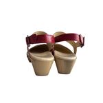 Dansko Women's Kristy Clog Sandals in Red Leather Size 37 Photo 4