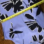 J.Crew Lilac Navy Large Floral Sleeveless Round Neck Fit & Flare Dress Sz 6 NWT Photo 10