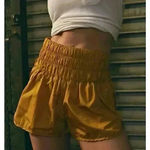 Free People Movement The Way Home Shorts Mustard XS Photo 0