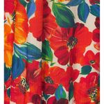 Confetti Puff Sleeve Floral Print Mini Dress Red Size M Photo 2