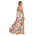 Lulus  Cream Floral Print Maxi Dress NWT Size Small Wedding Guest Dress Photo 1