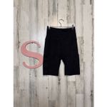 Laundry by Shelli Segal Floral Black Biker Shorts Women’s Size Small | Stretch H Photo 1