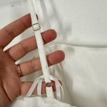 Lulus  White Floral Lace‎ Overlay Column Mini Dress Bridal Shower Wedding Size S Photo 6