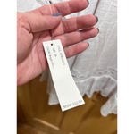 Women's 2X Zac & Rachel Blouse White Boho Frills Beachy Gauzy Flowy Cottage NWT Photo 6