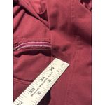 Athleta  Burgundy Ruched Athletic Jacket Hoodie Thumbholes Zip Pockets Women's M Photo 7