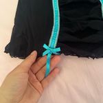 Victoria's Secret  Black and Blue Bow Sheer Camisole Photo 3