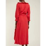 Rhode Resort Red Red Jagger Wrap Dress size L Size L Photo 3