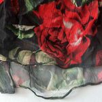 Rococo Sand Tiered Maxi Dress, Black Red Roses, Size XS New w/Tag $478 SOLD OUT Photo 11