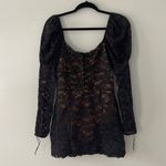 For Love & Lemons Black Violetta Lace Dress Black Size M Photo 2