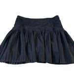 Athleta  Women's S Backspin Pleated Tennis Skirt Skort Navy Blue Sporty Preppy Photo 1
