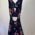 Seductions Russe Blue Floral Charlotte Dress  Photo 2