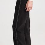 Reformation Cowboy High Rise Straight Jeans Black Photo 4