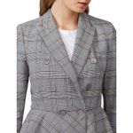 Rebecca Taylor Plaid Wool Blend Peplum Blazer Size 2 New with Tags Photo 7