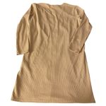 Topshop Tan Ribbed Satin-like Cardigan Photo 3